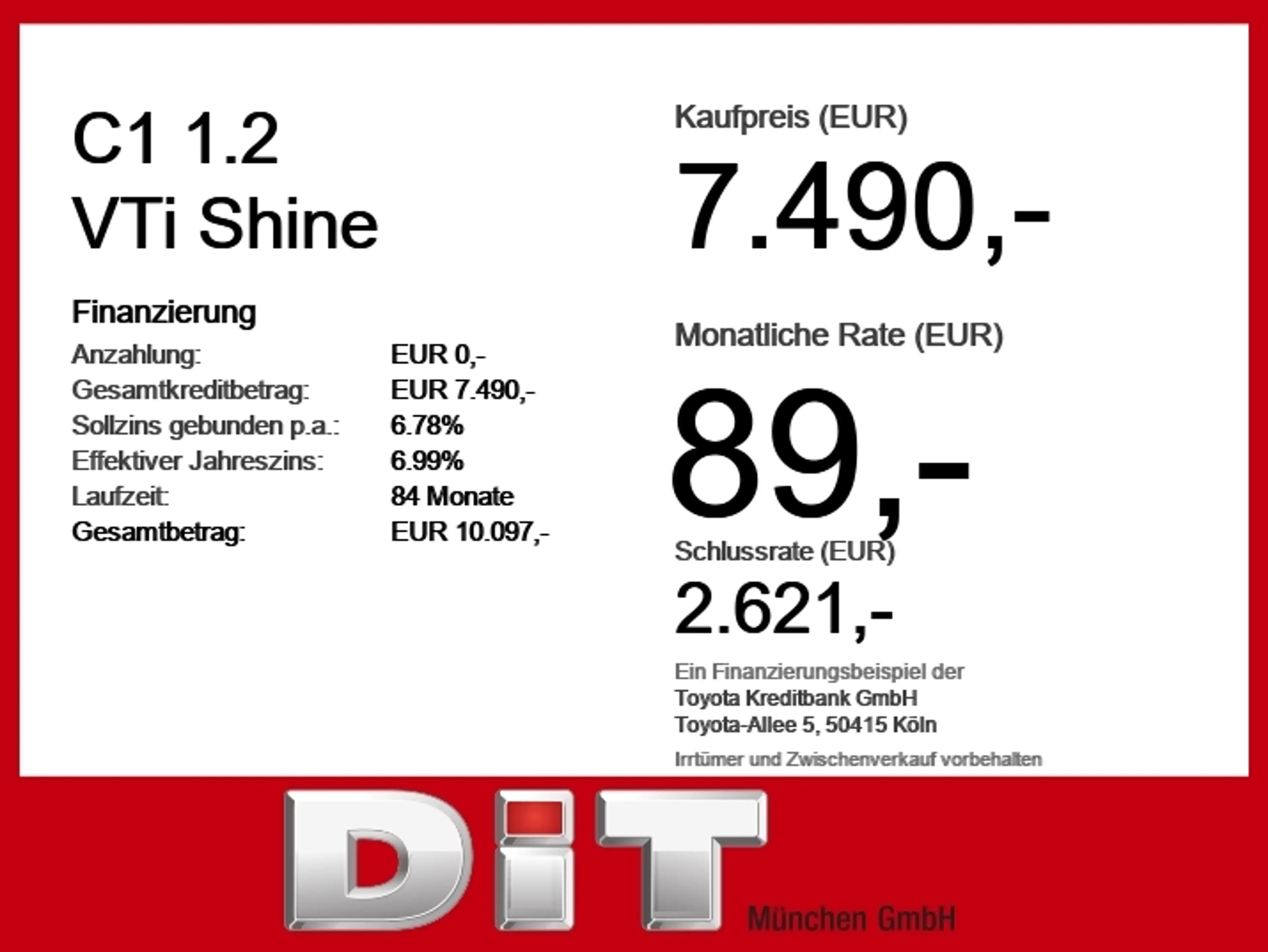 Citroen C1 1.2 VTi Shine Top kleiner Stadtflitzer — photo 2