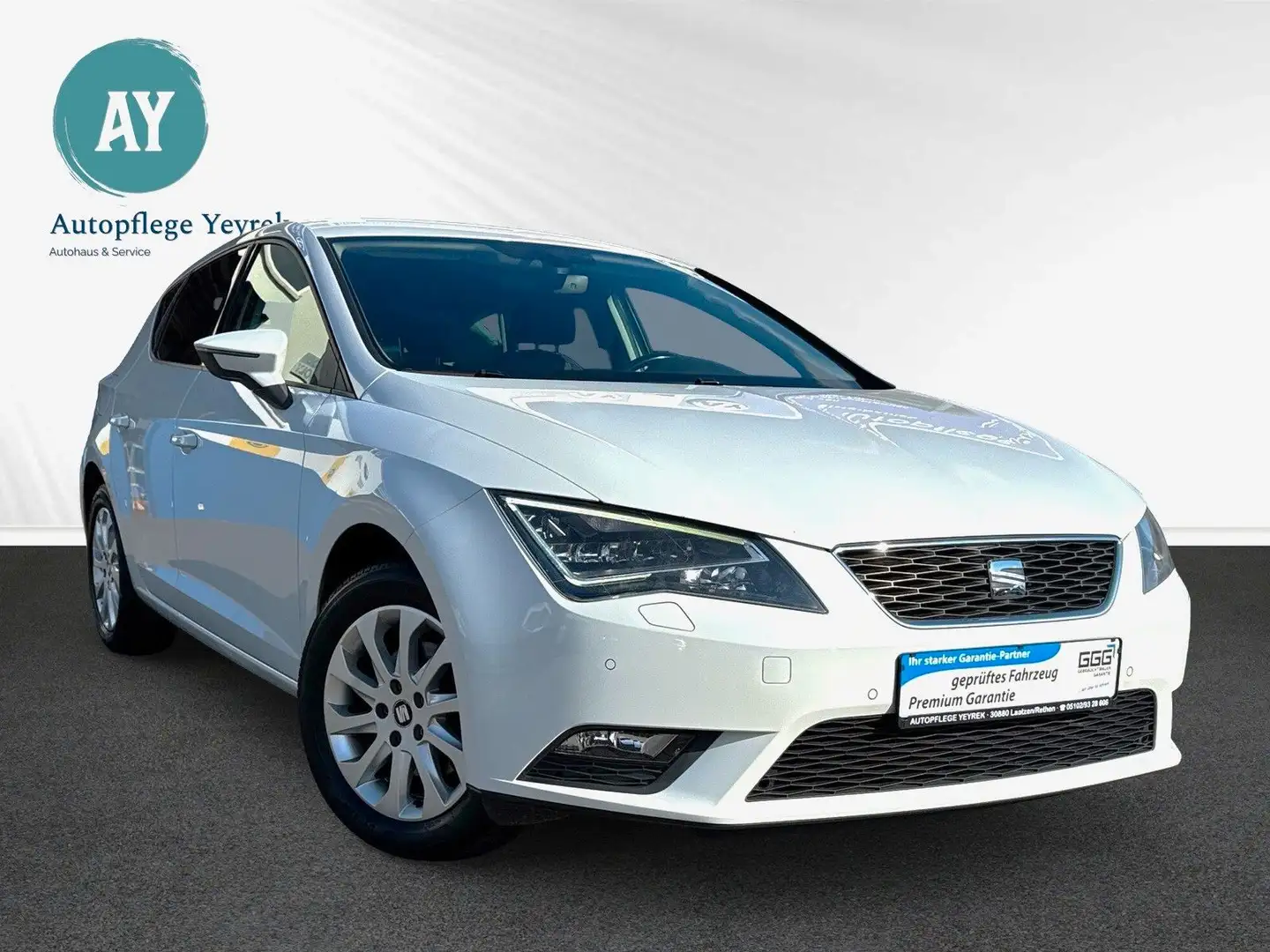 SEAT Leon Style |App Connect|Led|Navi|Tempomat|Shz|++ Blanc - 1