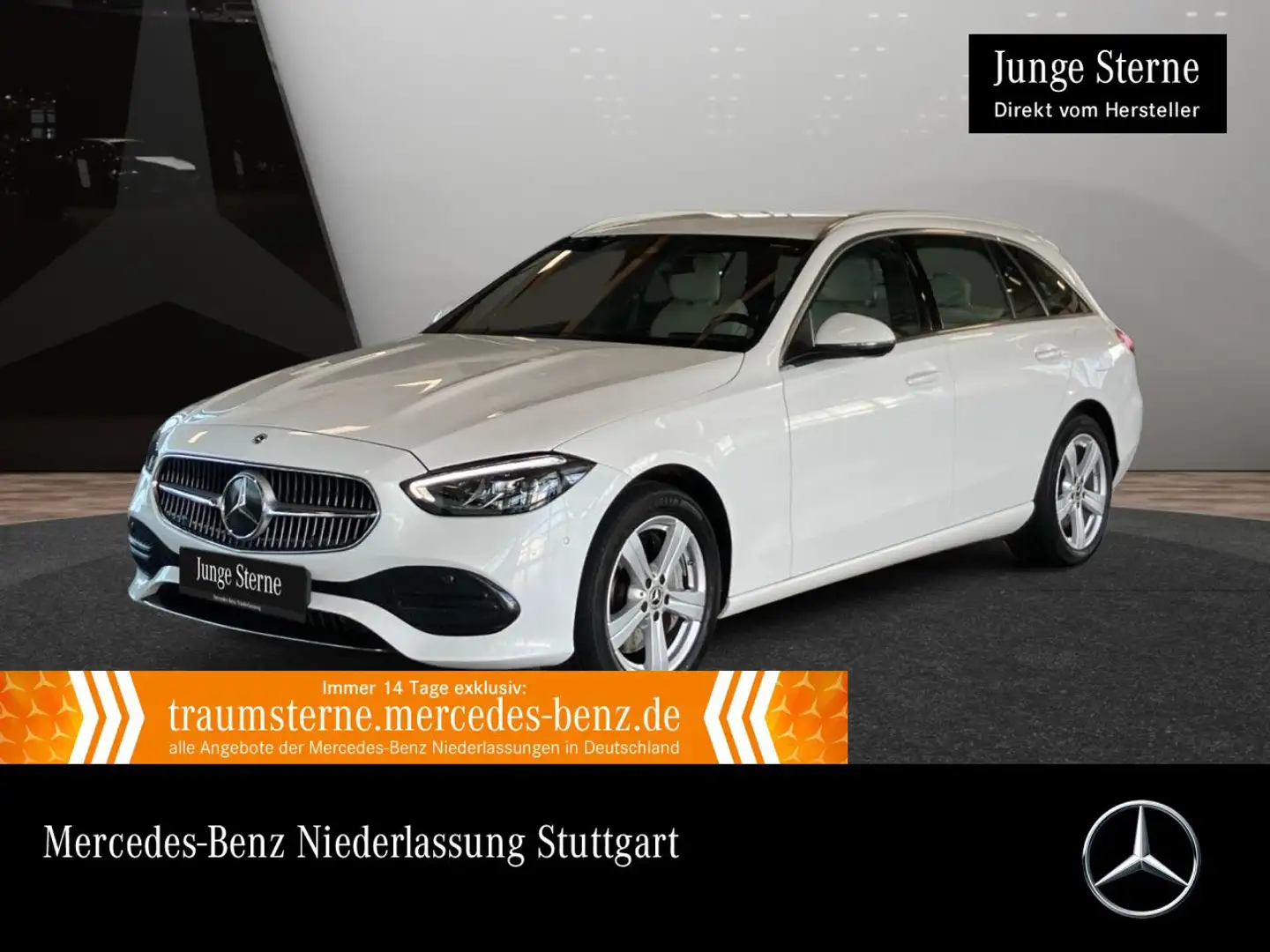 Mercedes-Benz C 300 e T AVANTG+AHK+LED+KAMERA+KEYLESS+9G Weiß - 1