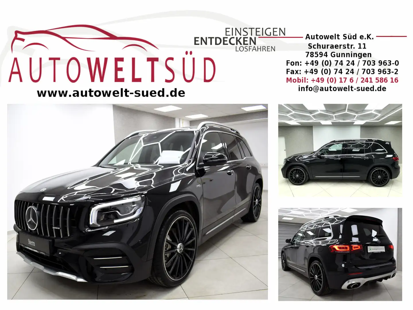 Mercedes-Benz GLB 35 AMG 4M Beam AugR DTR 21´´ 2xSpur KeylGo RCam Siyah - 1