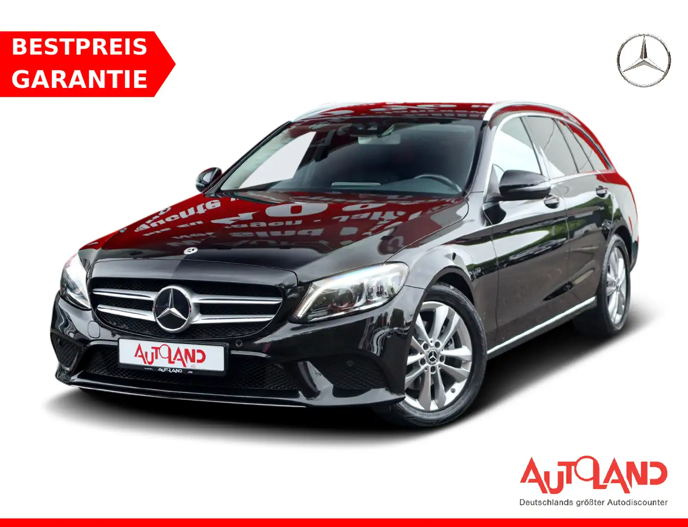 Mercedes-Benz C 200 C200 T-Modell d LED Navi Kamera Tempomat Schwarz - 1