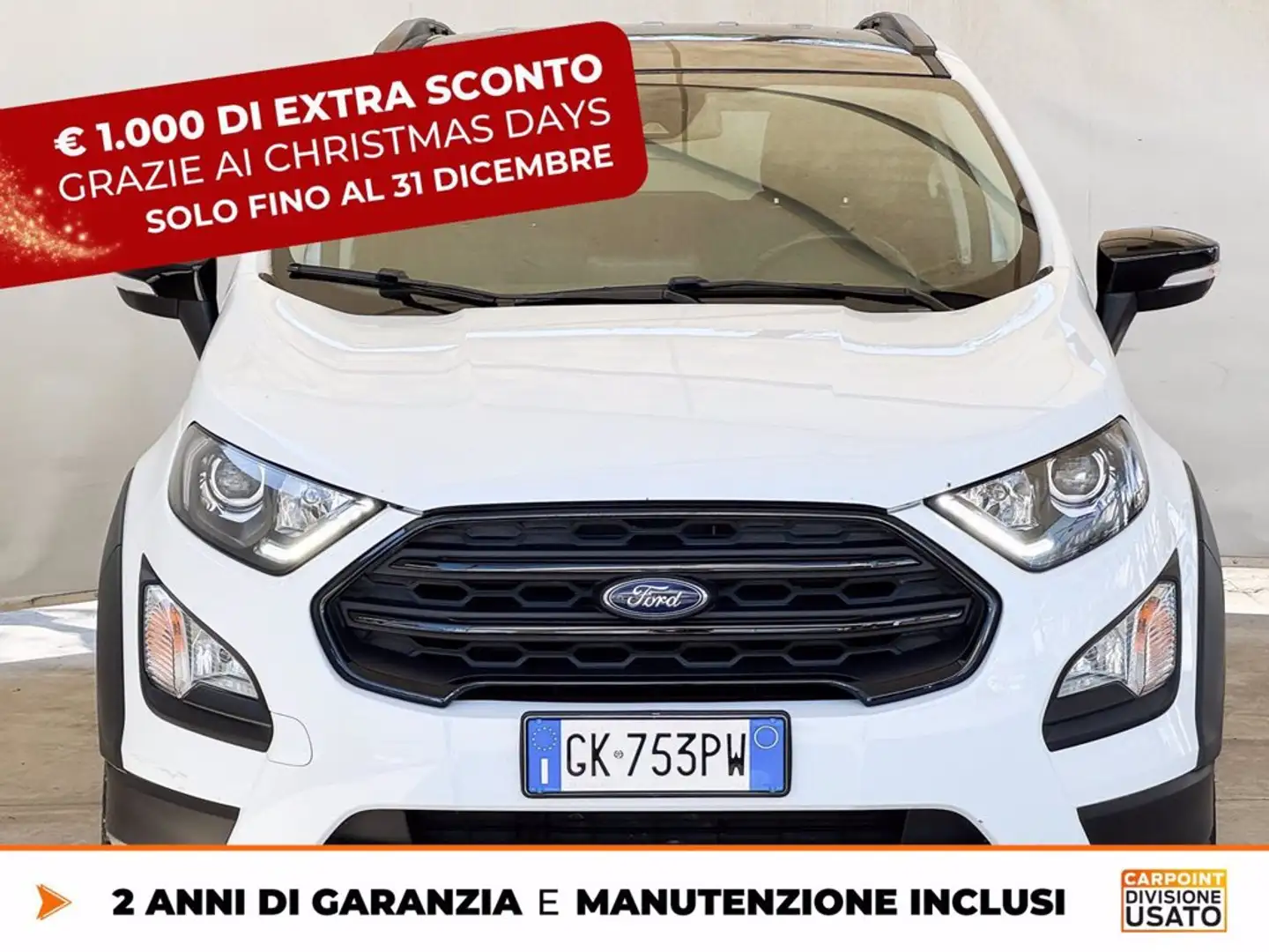 Ford EcoSport 1.0 ecoboost active s&s 125cv Bianco - 2