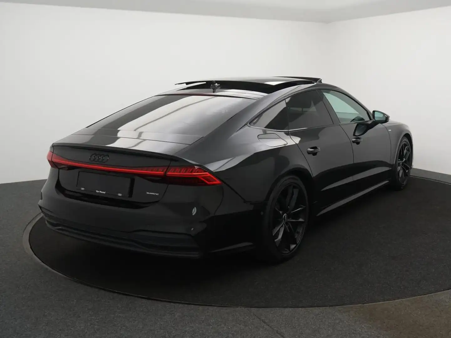 Audi A7 Sportback PHEV Audi A7 Sportback 50TFSIe QUATTRO 300PK 3X S-LINE *PANO DAK*LEDER*NAVI*ZWARTE VELGEN*BLTH*CRUISE*PDC*... Zwart - 2