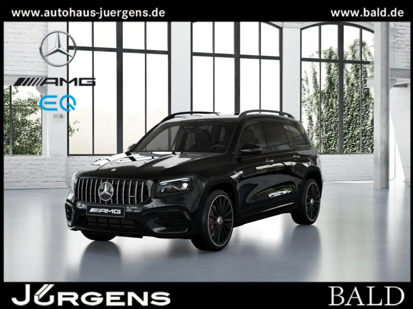 Mercedes-Benz GLB 35 AMG 4M MLB/360/Burm/Night/Leder/7Sitzer Schwarz - 1