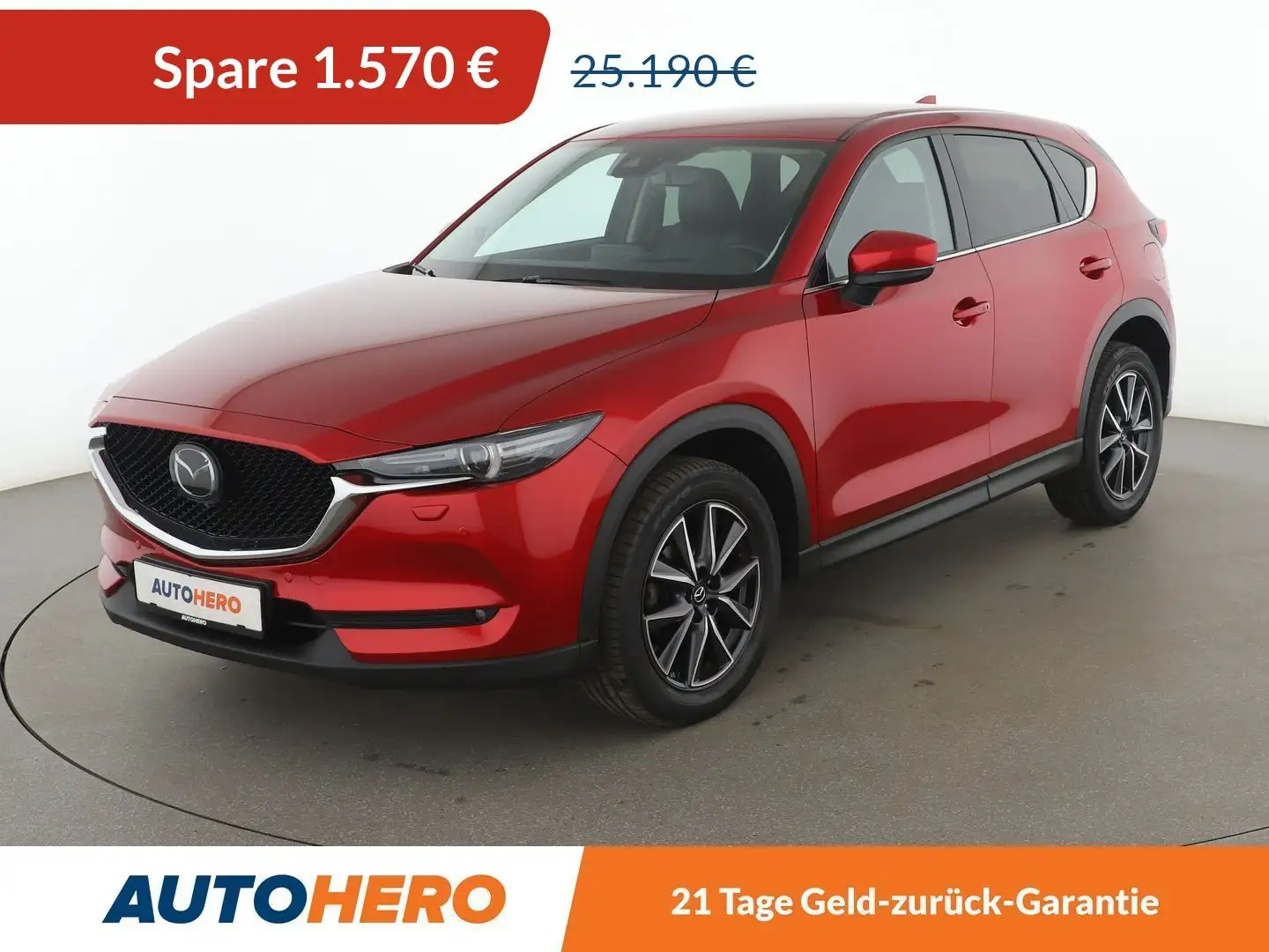 Mazda CX-5 2.5 Sports-Line AWD Aut*NAVI*LED*ACC*CAM*PDC*SHZ* Rot - 1