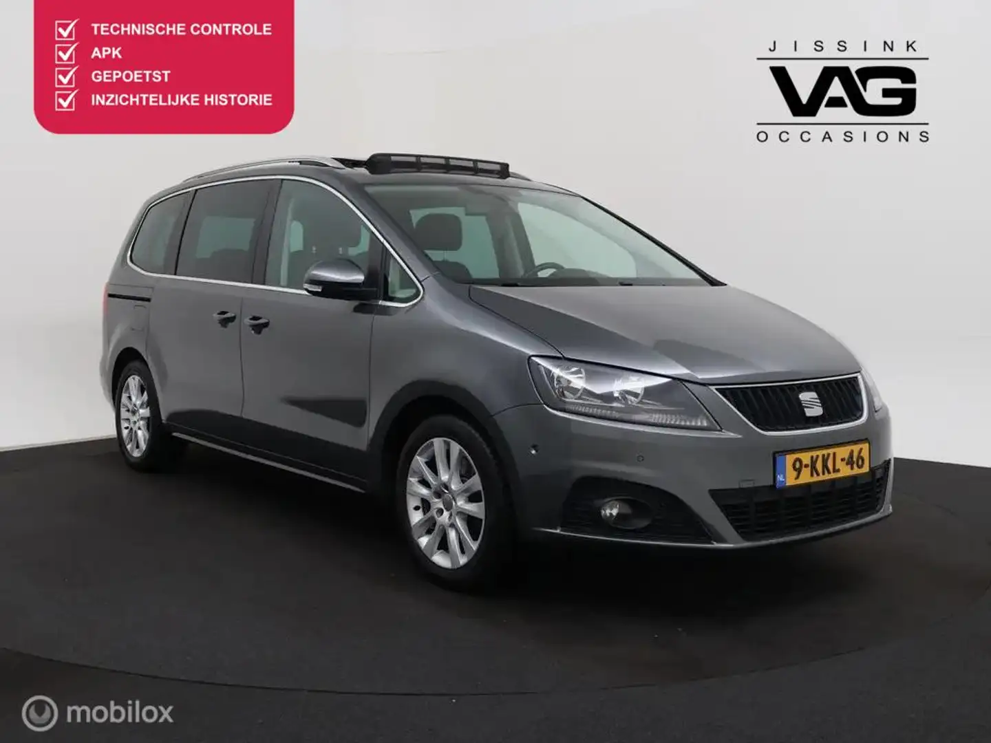 SEAT Alhambra 1.4 TSI 7P Pano Trekhaak Clima Cruise Camera Gris - 1