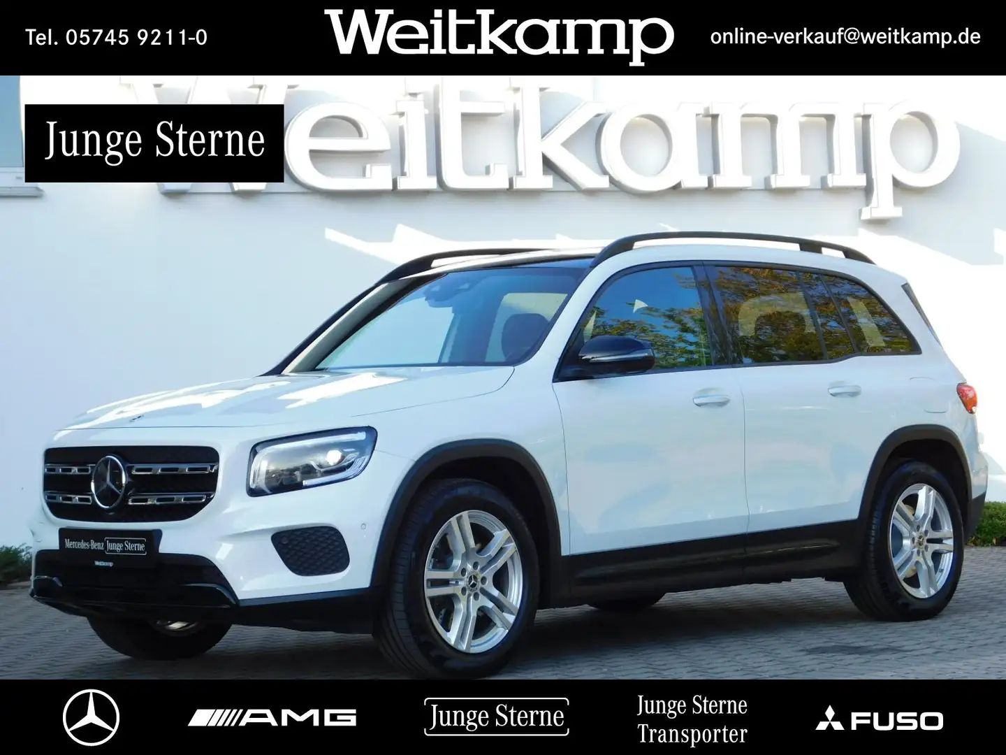 Mercedes-Benz GLB 220 GLB 220 d 4M AHK+PANO+STHZ+HEAD-UP+360°+DISTRO. Weiß - 1