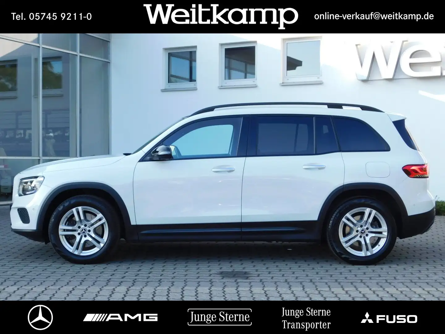 Mercedes-Benz GLB 220 GLB 220 d 4M AHK+PANO+STHZ+HEAD-UP+360°+DISTRO. Weiß - 2