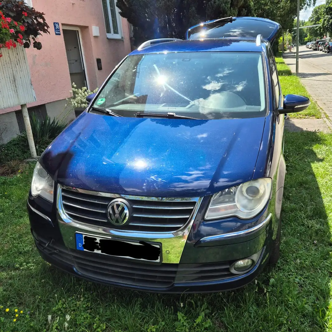 Volkswagen Touran 2.0 TDI R-Line Edition Blau - 1