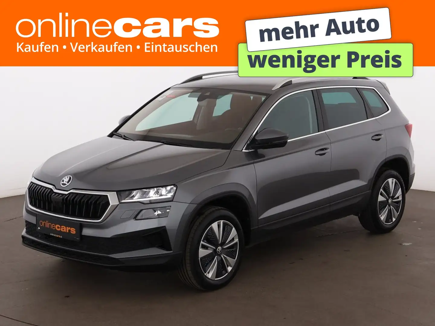 Skoda Karoq 2.0 TDI Style Aut LED AHK RADAR NAVI R-CAM Grau - 1