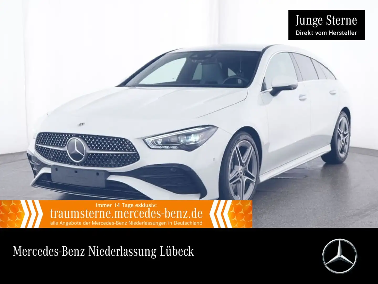Mercedes-Benz CLA 250 4M AMG+360°+MULTIBEAM+FAHRASS+BURMESTER Blanc - 1