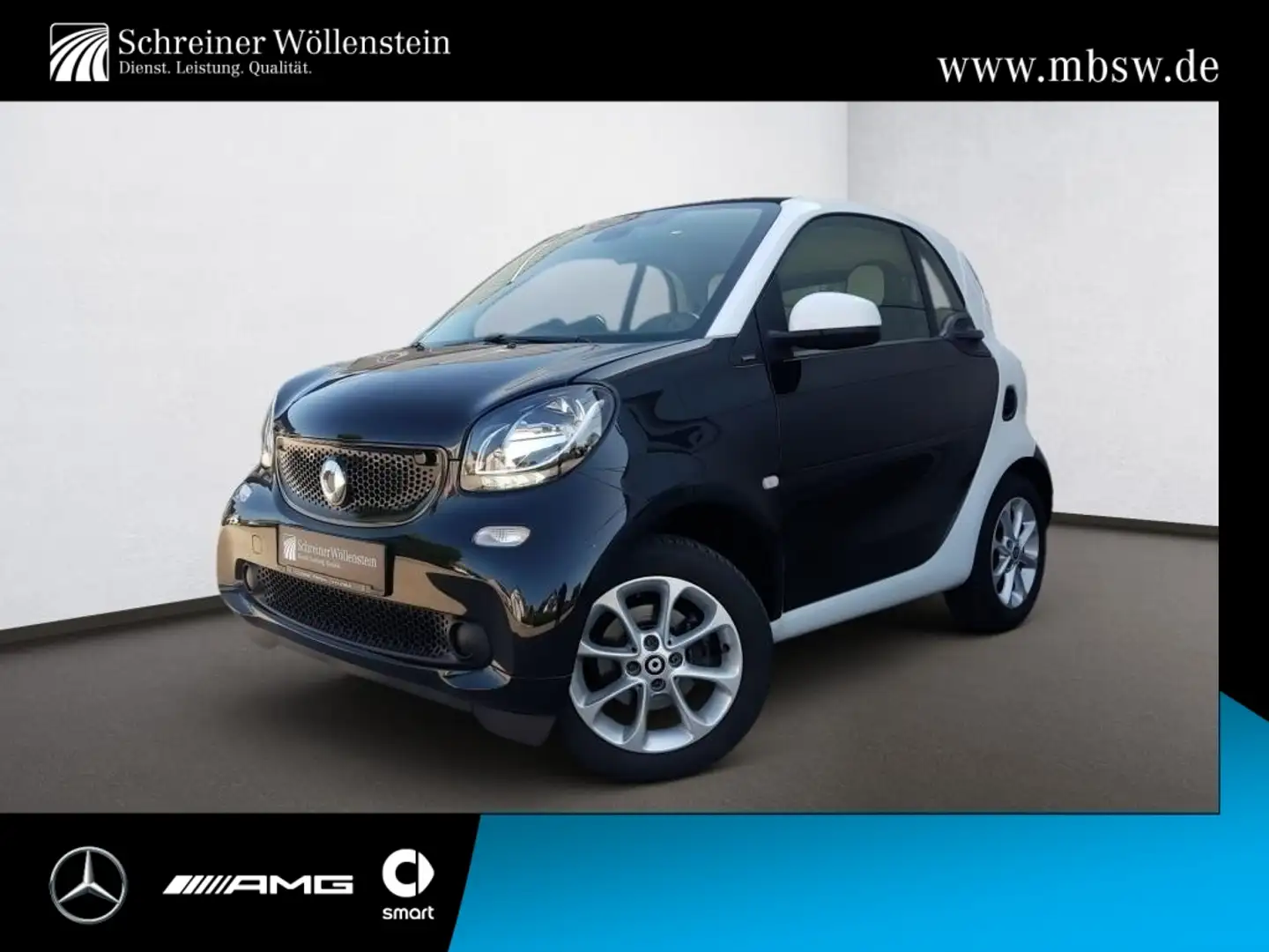 smart forTwo coupé 52kW passion*GJR*Klima*SHZ*35L*twin Schwarz - 1