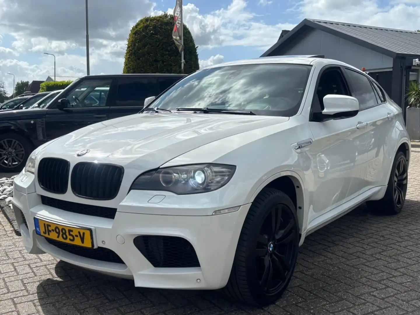 BMW X6 4.4i M V8 555PK X6M Wit 2009 Youngtimer Schuifdak Wit - 1