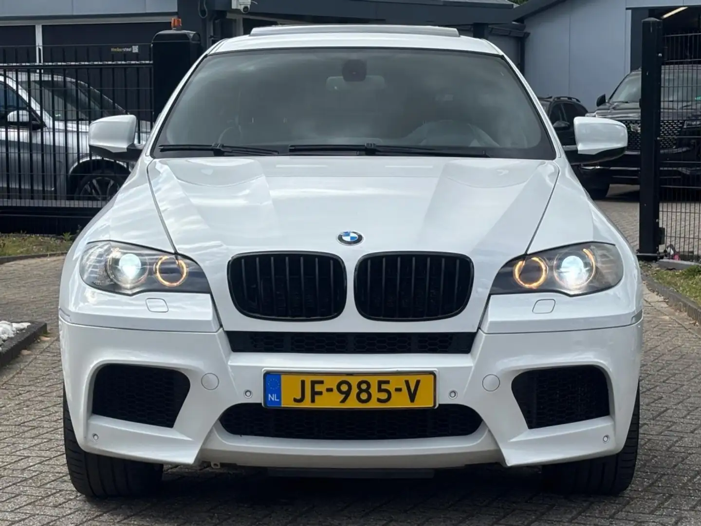 BMW X6 4.4i M V8 555PK X6M Wit 2009 Youngtimer Schuifdak Blanco - 2
