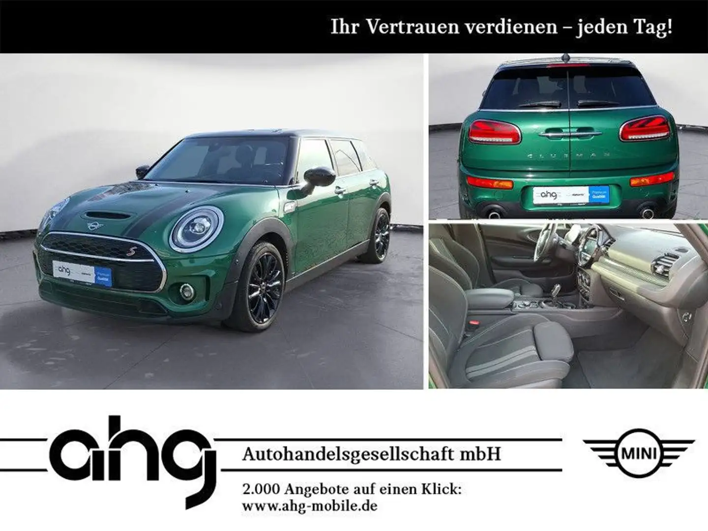 MINI Cooper S Clubman ALL4 Automatik Bluetooth Klima Grün - 1