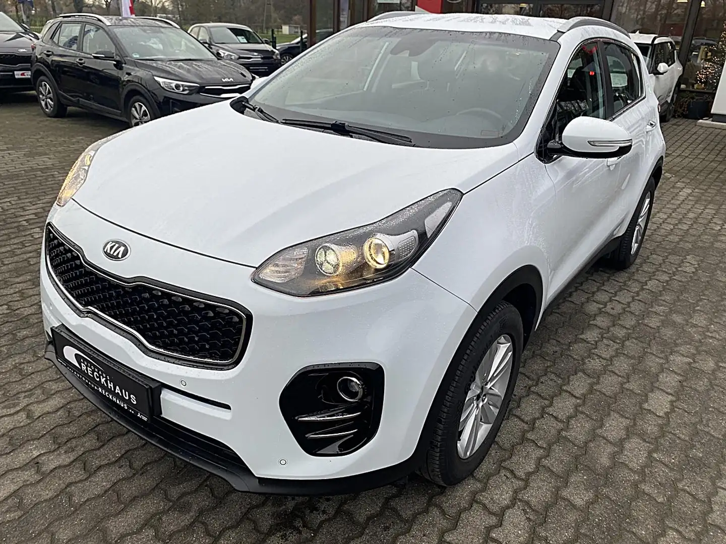 Kia Sportage 1.6 VISION KOMFORT AHK 8-fach Bereift Klima Navi Blanc - 2