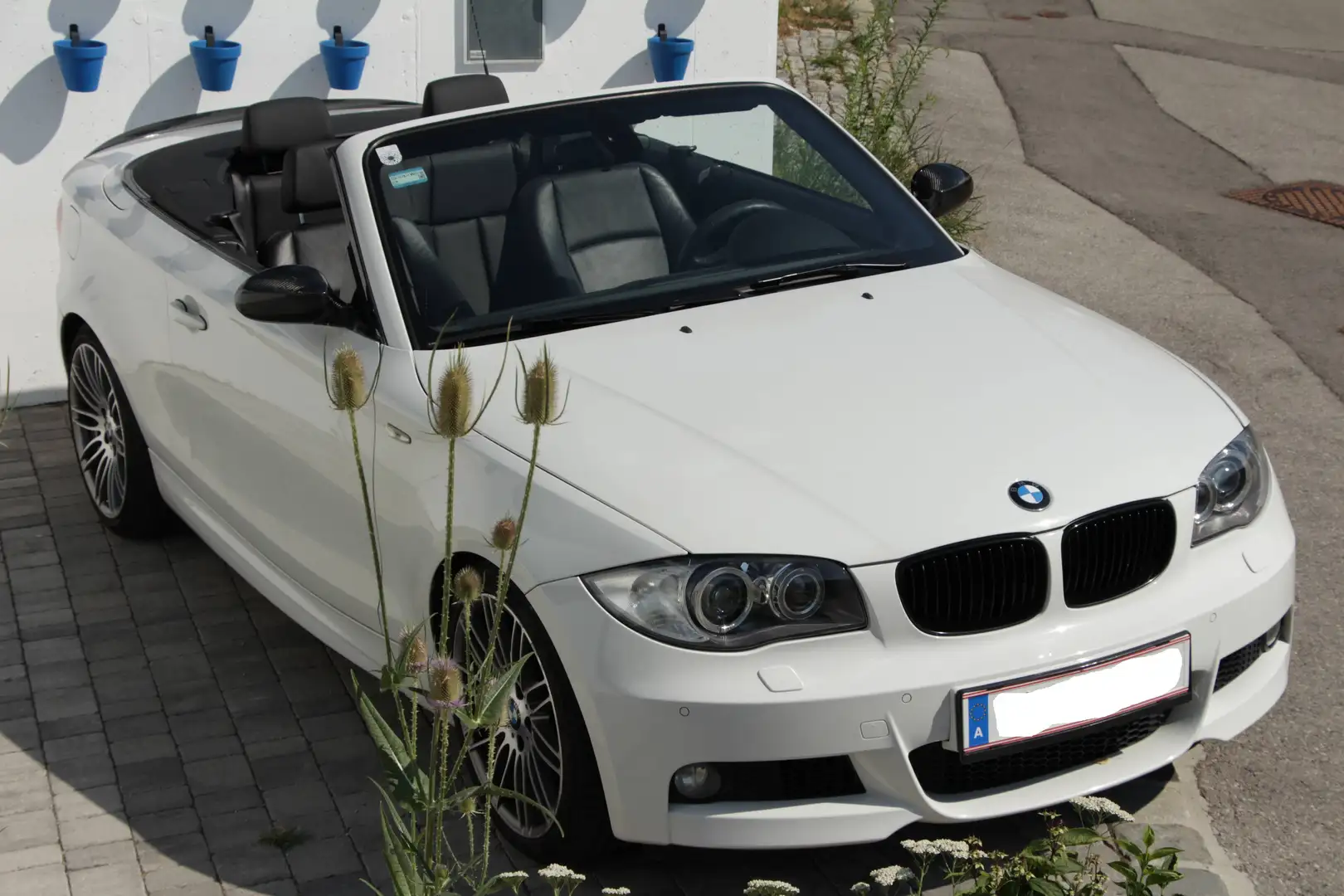 BMW 120 120i Cabrio Österreich-Paket Österreich-Paket Weiß - 1