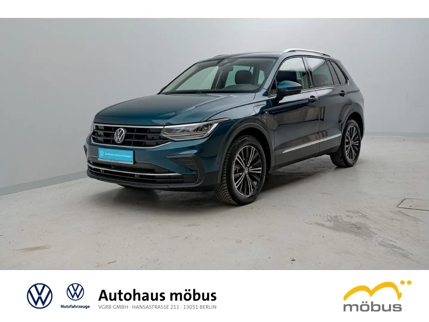 Volkswagen Tiguan 1.4 TSI eHybrid DSG*IQ.DRIVE*HUD*LED*NAV* Blau - 2