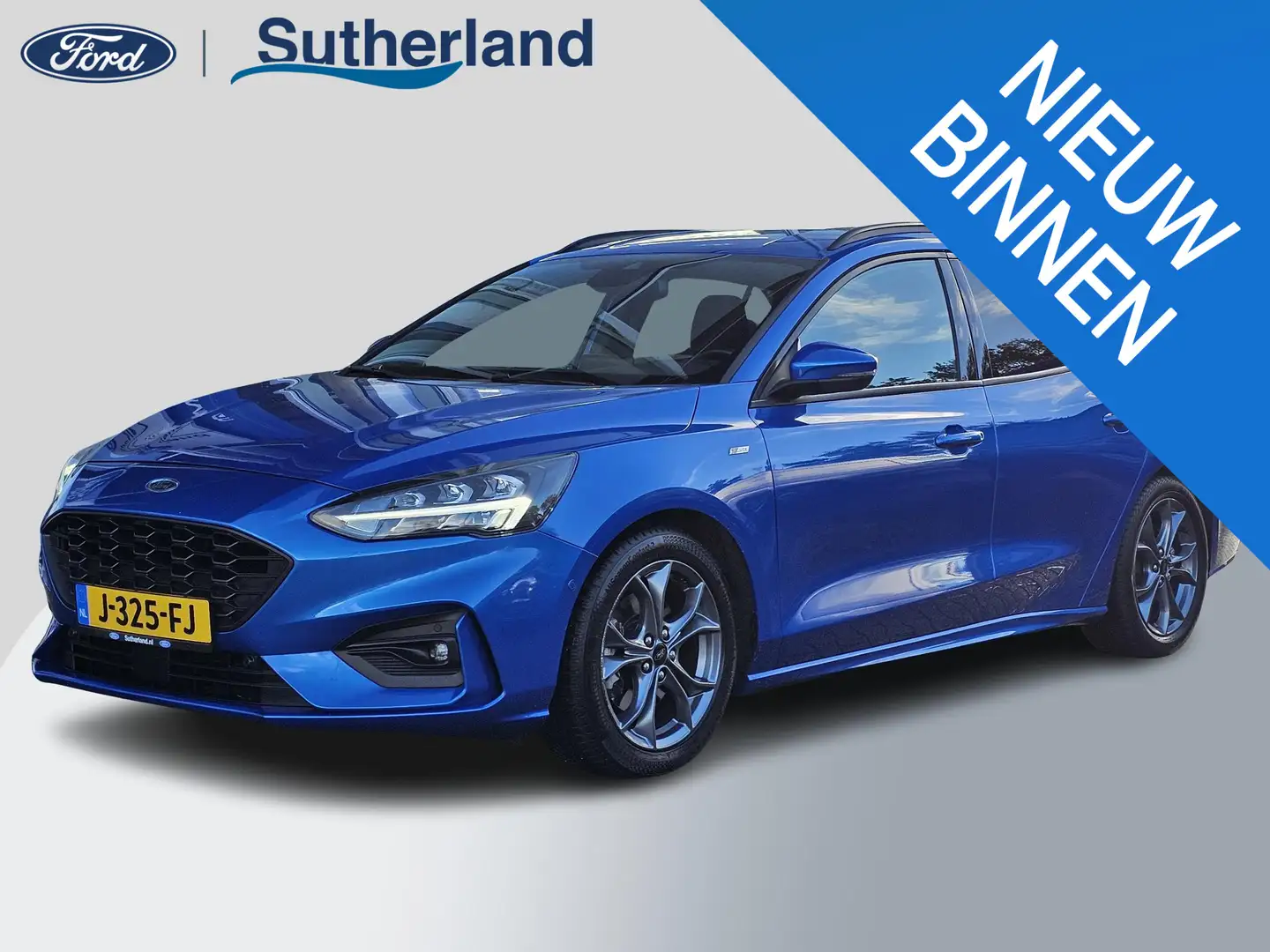 Ford Focus Wagon 1.5 EcoBoost ST-line Business 150 pk | Full Blauw - 1