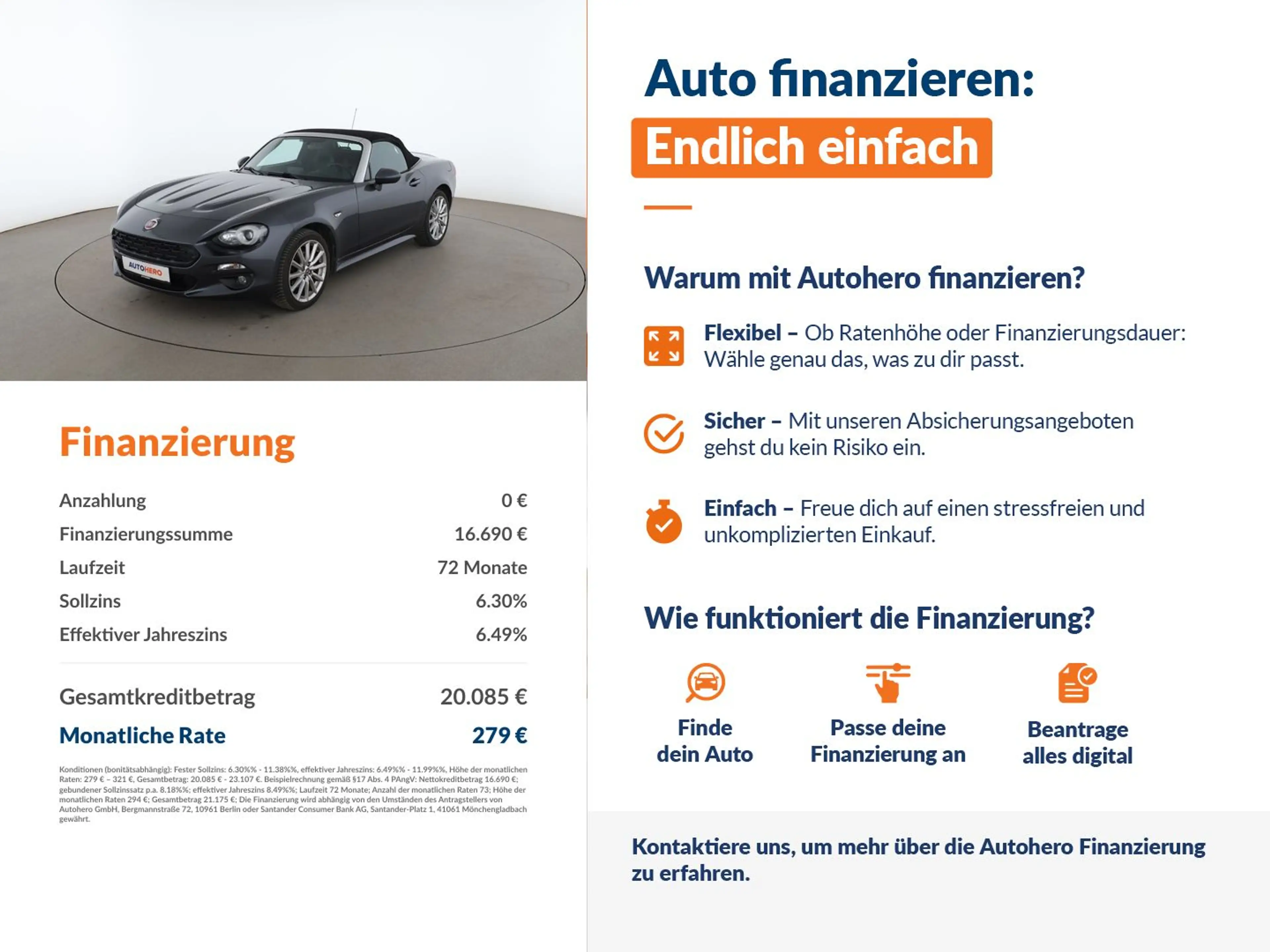 Fiat 124 Spider 1.4 Turbo Lusso*CABRIO*PDC*SHZ*KLIMA*TEMPO* — photo 2