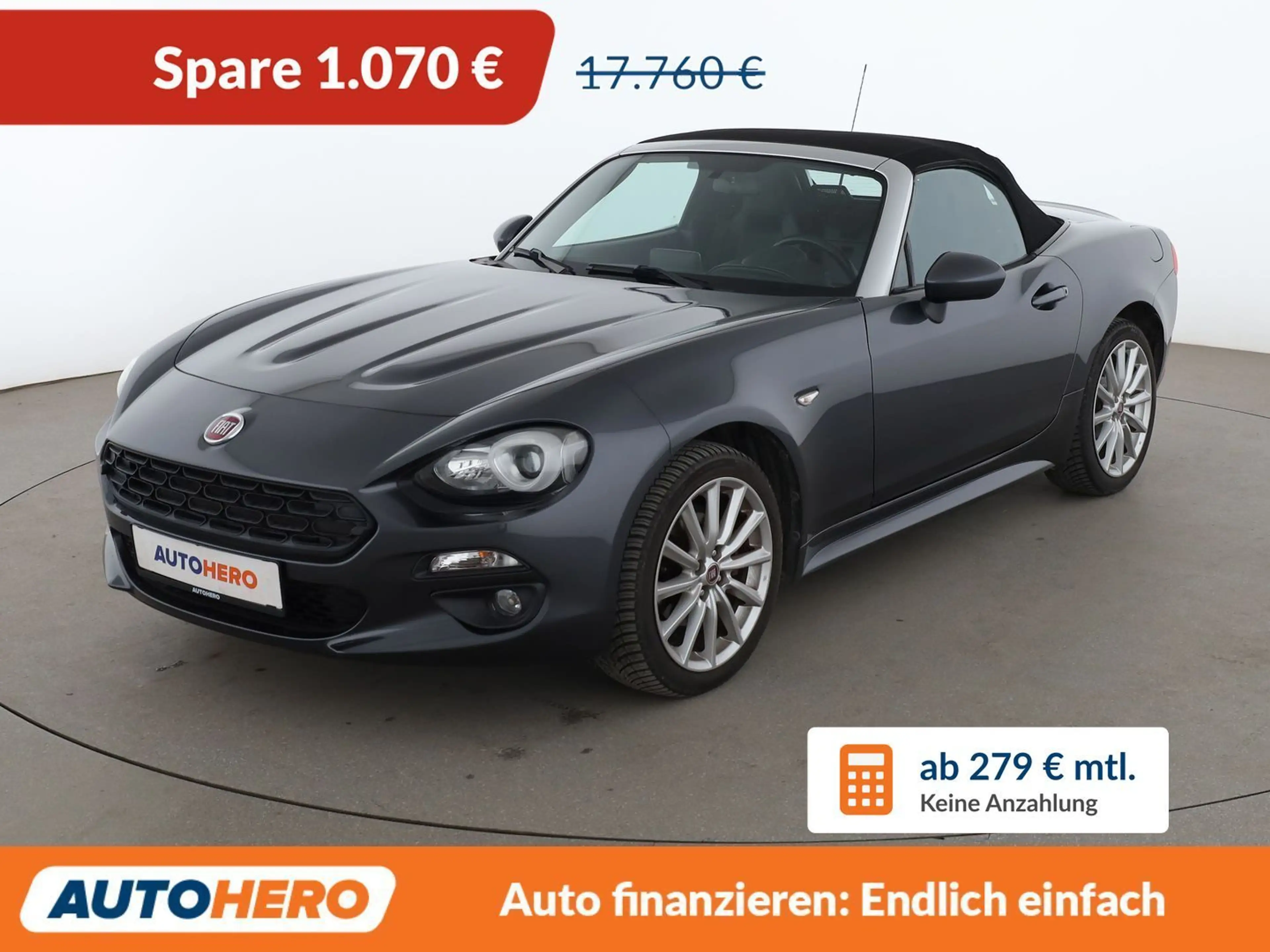 Fiat 124 Spider 1.4 Turbo Lusso*CABRIO*PDC*SHZ*KLIMA*TEMPO*