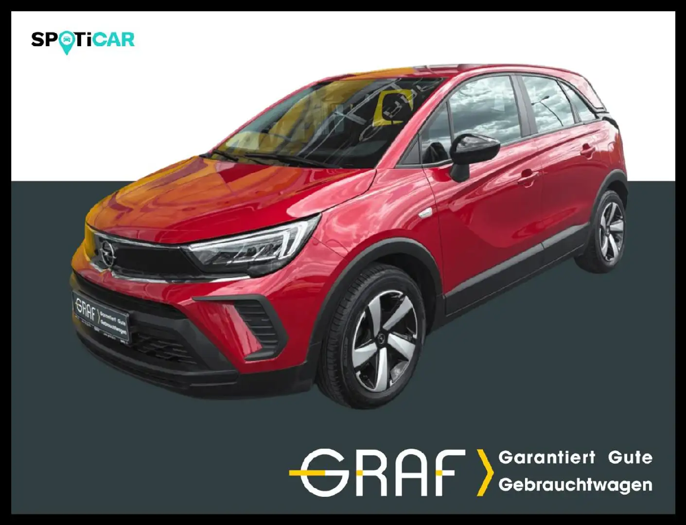 Opel Crossland Crossland 1.2 Edition*Klima*LED*DAB*Temp*PDC* Rojo - 1