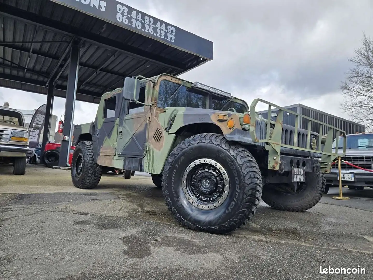 HUMMER H1 4X4 HUMVEE M998 6.2 V8 Diesel AM General 8700 mile Green - 2