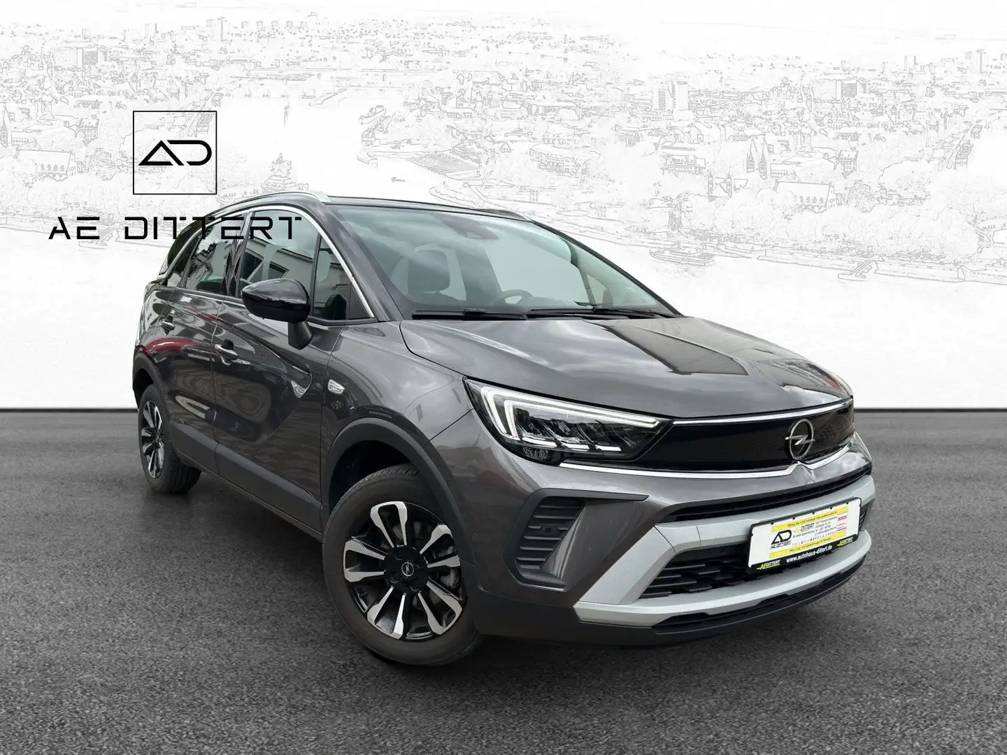 Opel Crossland X ++NAVI+360°Cam+PANO+CARPLAY++ Grijs - 2