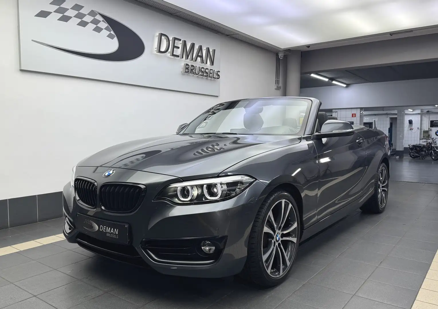 BMW 218 Cabrio iA Auto - Pack Sport - Full Grigio - 1