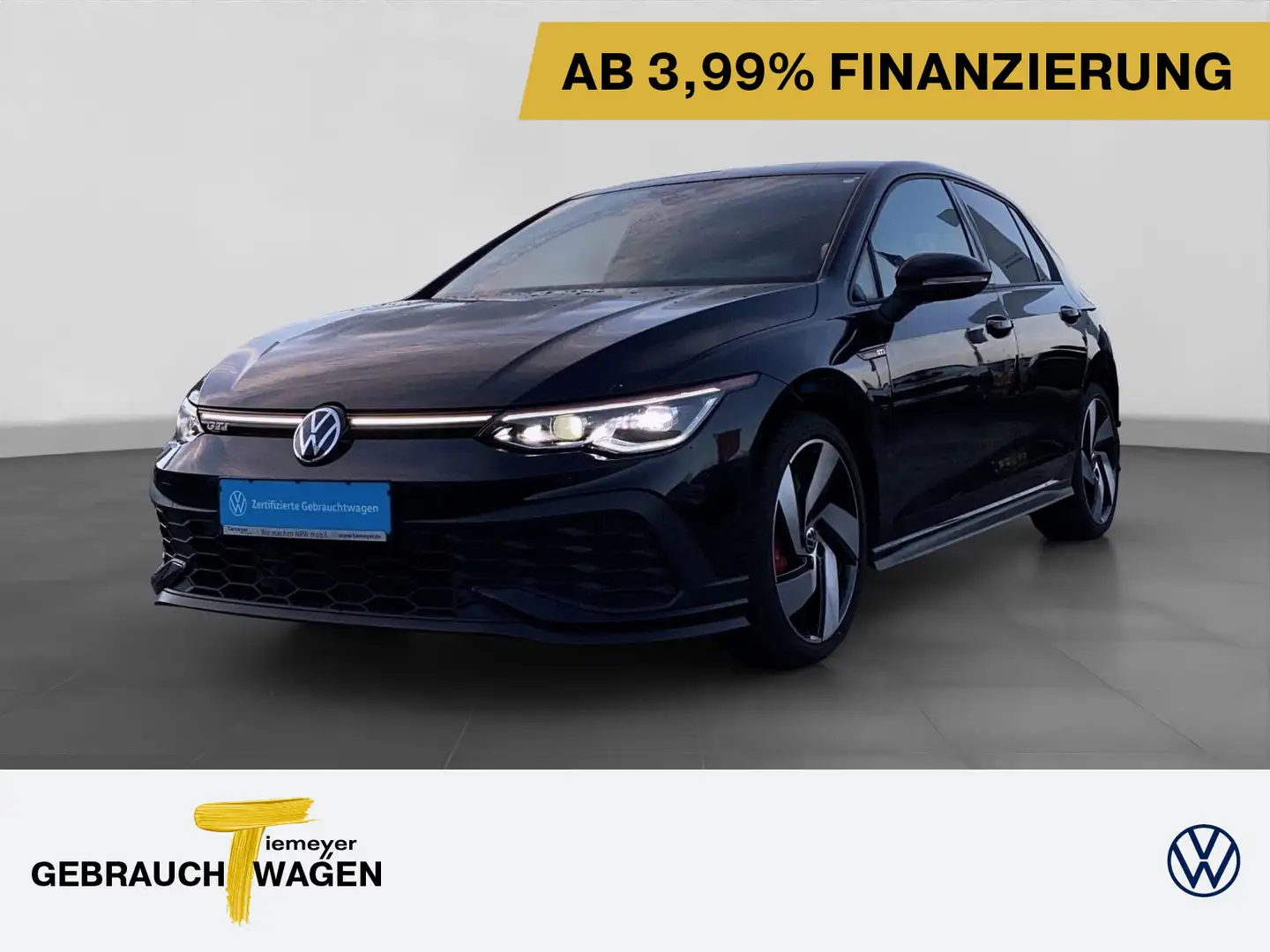 Volkswagen Golf GTI CLUBSPORT IQ.LIGHT KAMERA NAVI ACC LM18 Zwart - 1