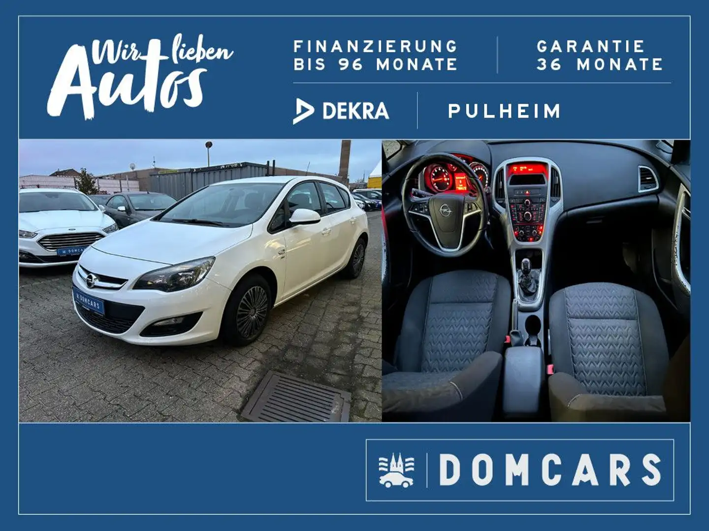 Opel Astra J Lim. 5-trg. Active/KLIMA/PDC/GARANTIE/ Blanc - 1