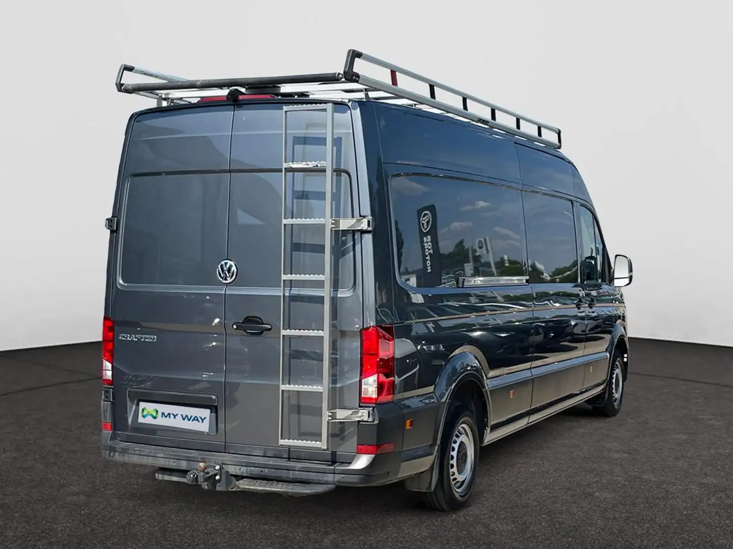 Volkswagen Crafter L4H3*AUTOMAAT*177PK*GPS*CARPLAY*TOPWAY.BE Grijs - 2