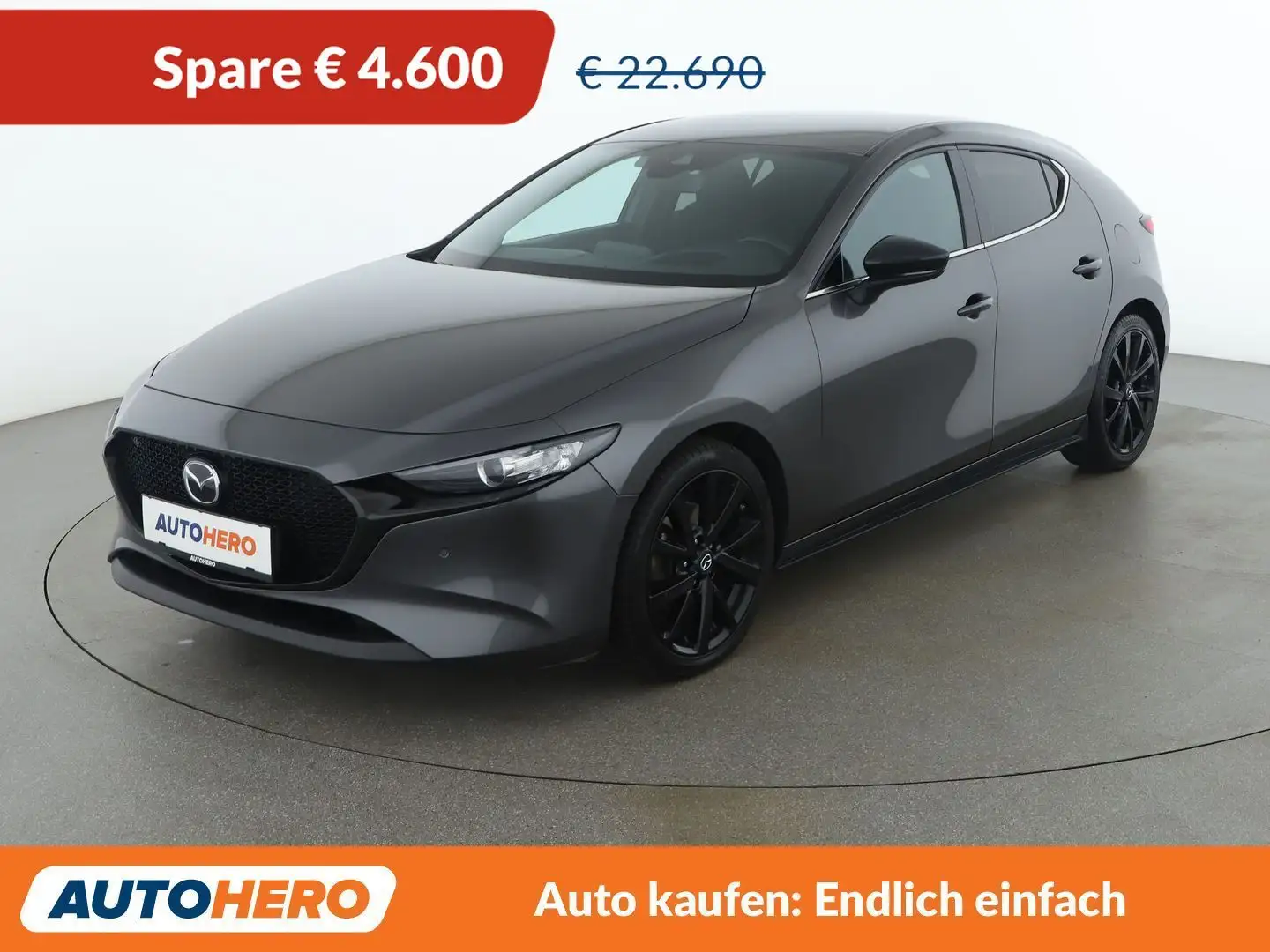 Mazda 3 2.0 Skyactiv G Mild-Hybrid Homura Grau - 1