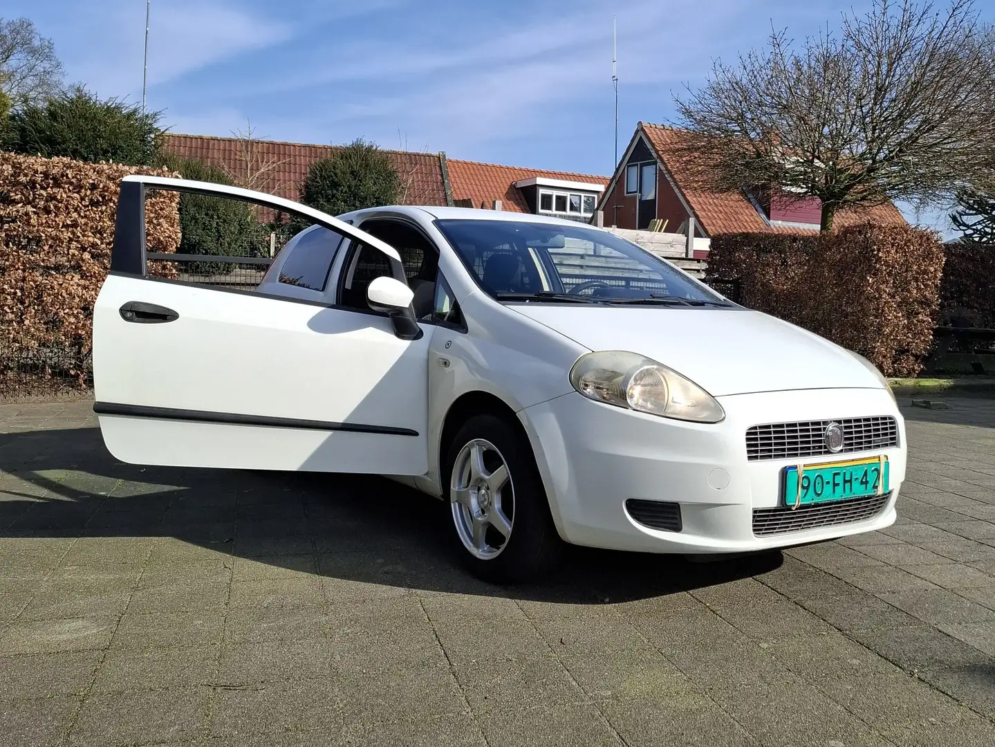 Fiat Punto Punto Van Grijs Kenteken Blanco - 2