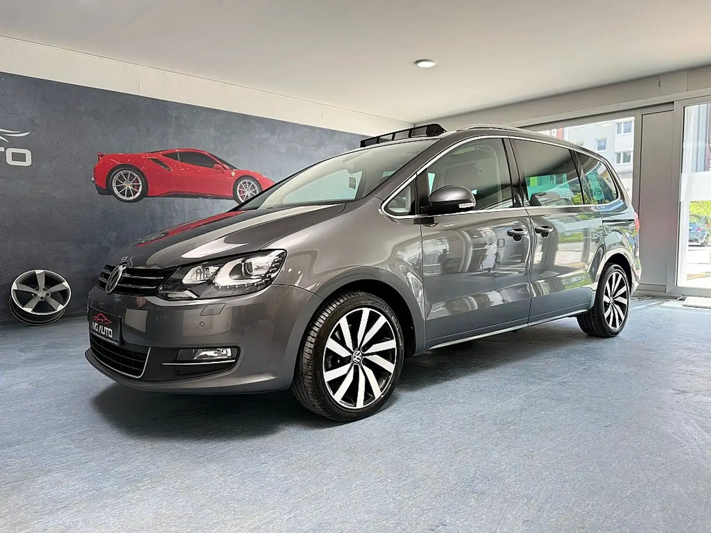 Volkswagen Sharan Highline  2,0 TDI DSG 4Motion Gri - 1