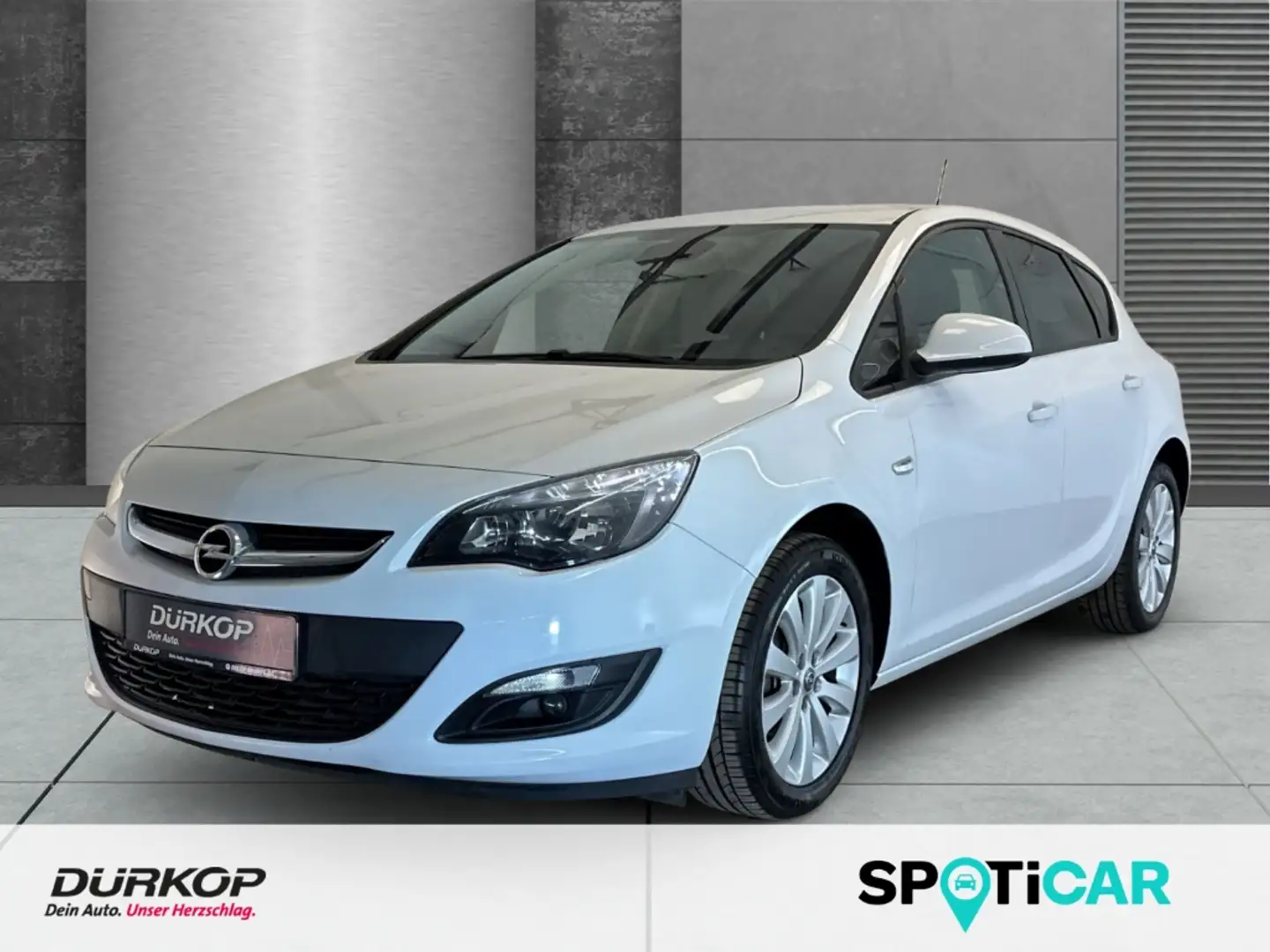 Opel Astra 1.6 Style Klimaautomatik Sitzheizung LM-Felgen Weiß - 1