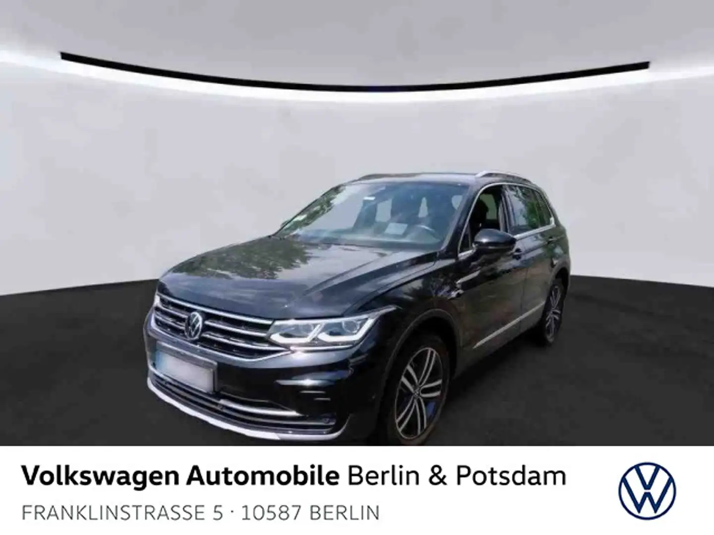 Volkswagen Tiguan 2.0 TDI Elegance 4M Leder AHK Standhzg 36 Noir - 1
