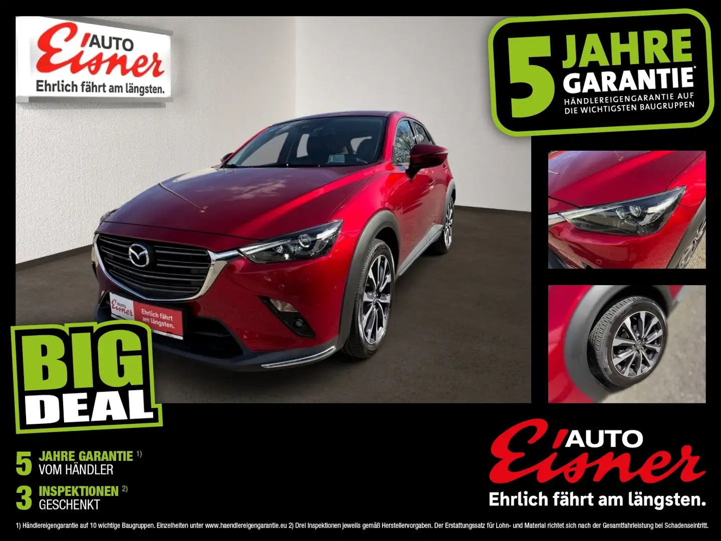 Mazda CX-3 G121 Revolution ABS ESP Rood - 1