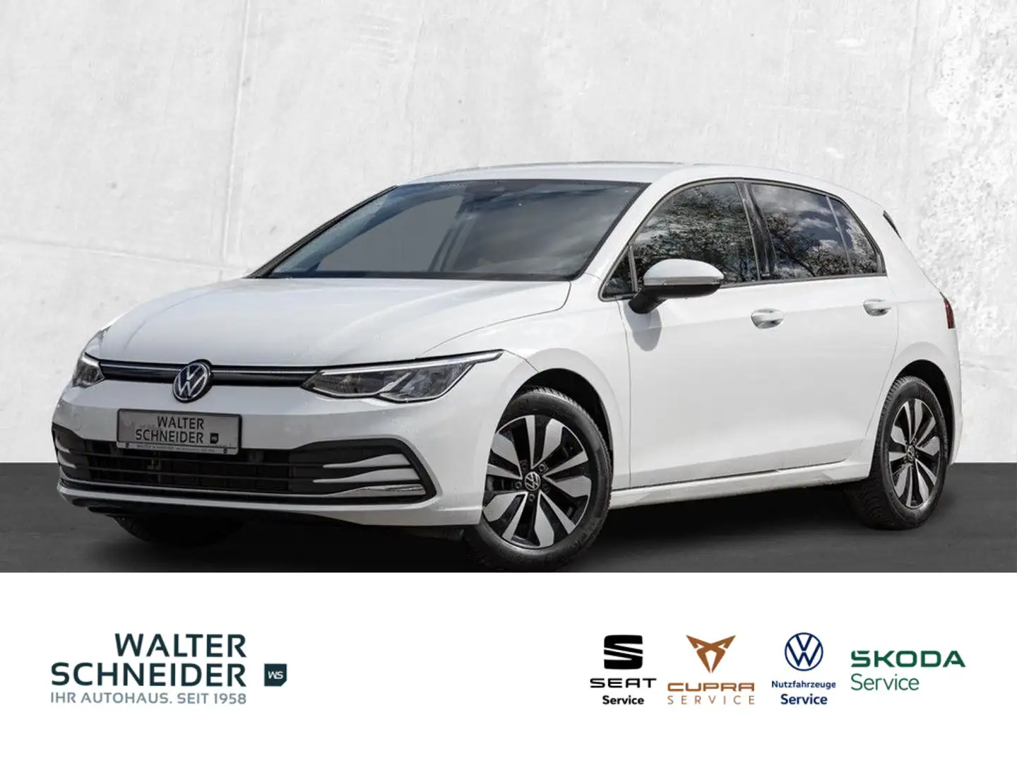 Volkswagen Golf 1.5 TSI Move LED Navi ACC Bílá - 1