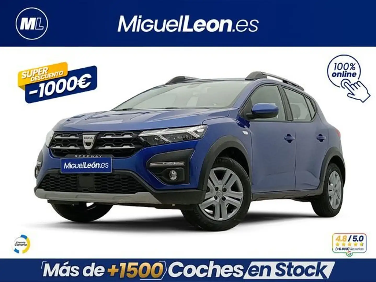 Dacia Sandero Stepway TCe Essential 67kW Azul - 1