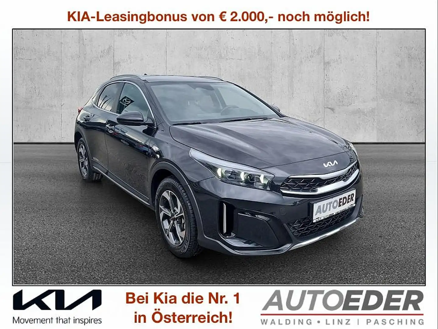 Kia XCeed Xceed 1,0 TGDI GPF Silber Schwarz - 1