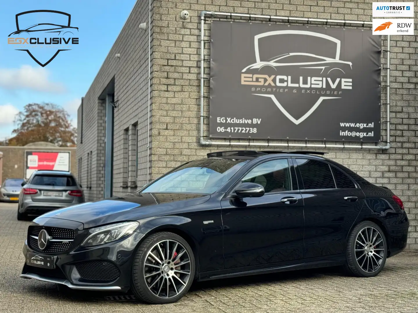 Mercedes-Benz C 43 AMG 4MATIC Pano/Memory/360/Ambiente Fekete - 1
