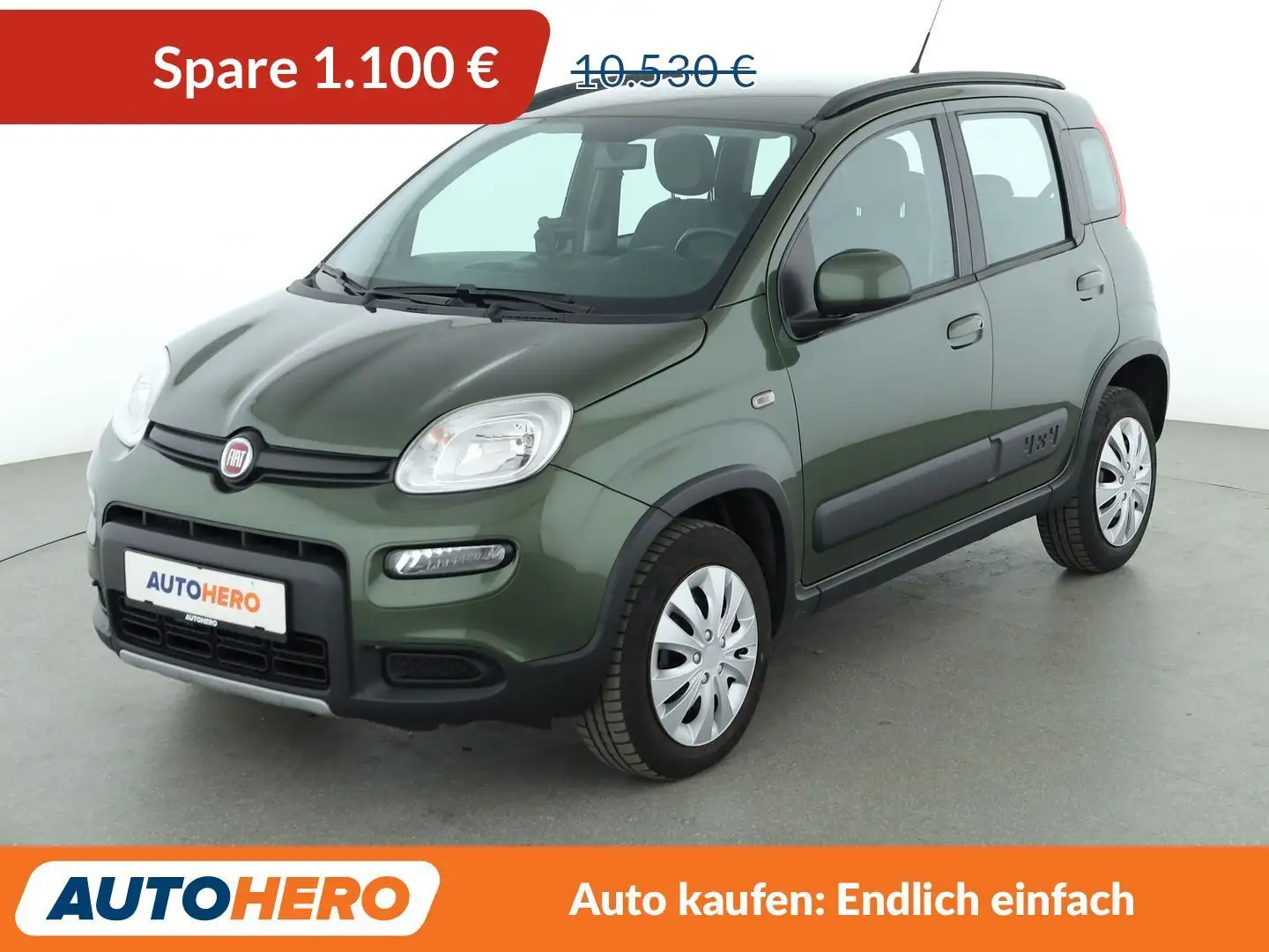 Fiat Panda 1.3 M-Jet 4x4 Rock*KLIMA*GARANTIE* Grün - 1