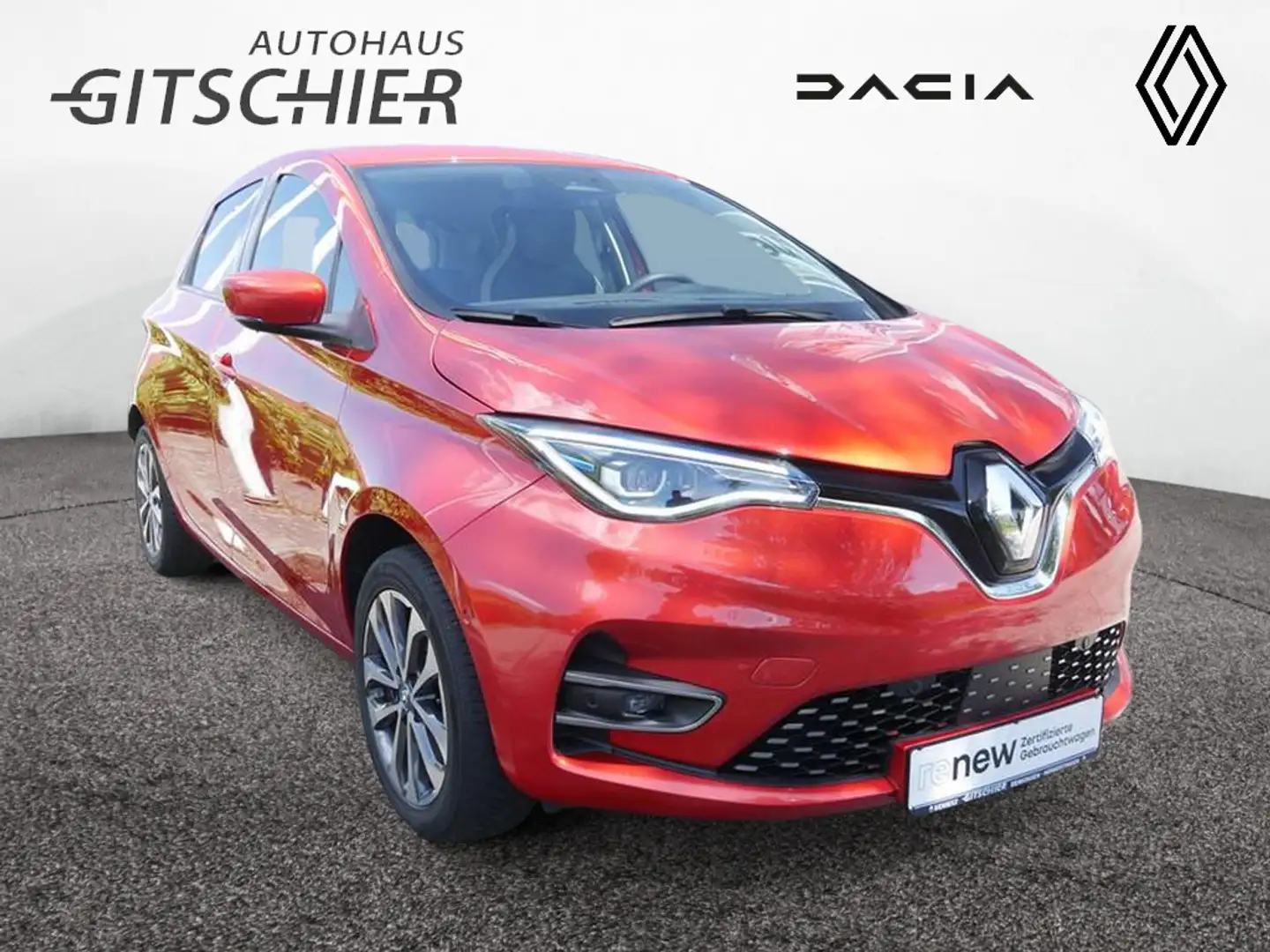Renault ZOE R135 Intens R135/Z.E. 50 Batteriemiete Rood - 2