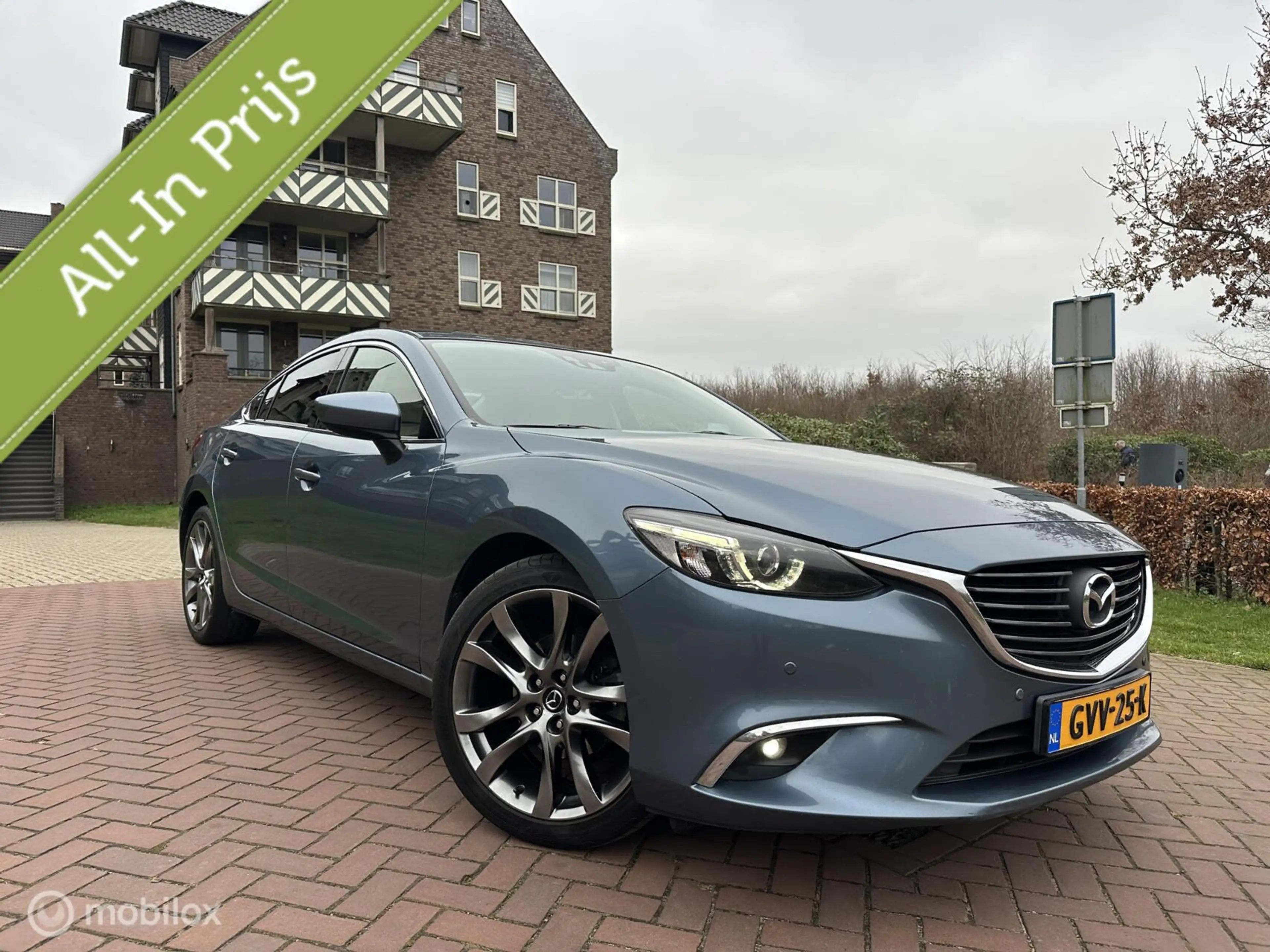 Mazda 6 2.5 SkyActiv-G 192 GT-M Trekhaak Leder LED Navi✅