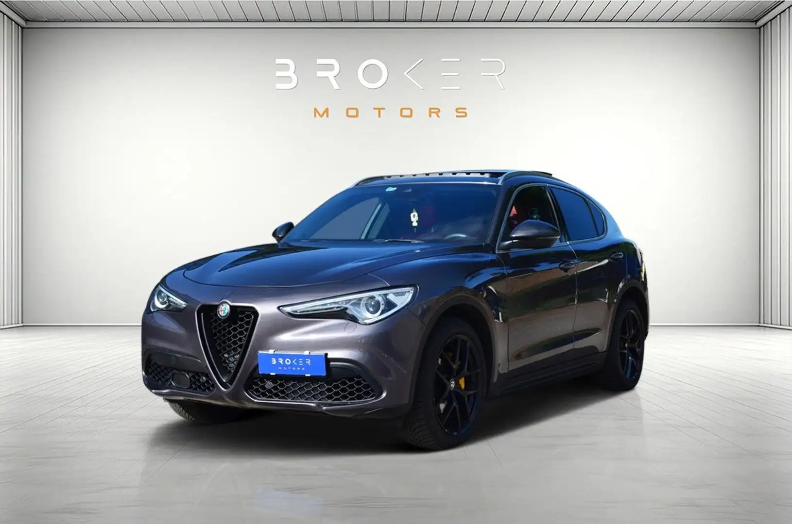 Alfa Romeo Stelvio 2.0 t Q4 280cv VELOCE TETTO PELLE ROSSA Grigio - 2