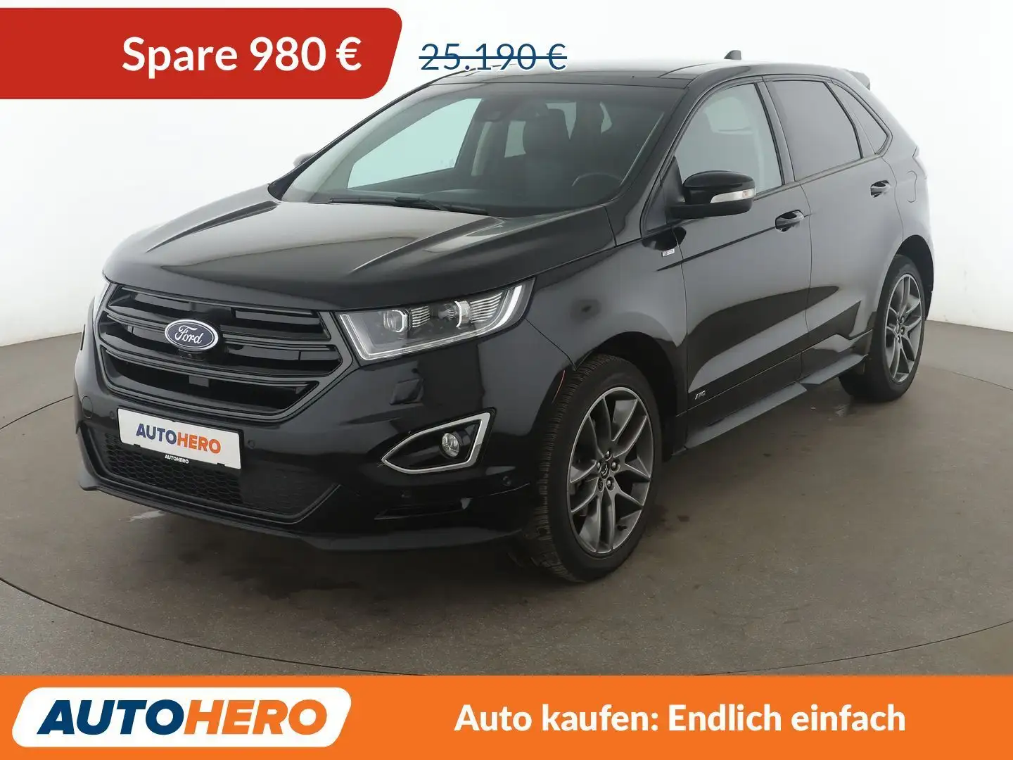 Ford Edge 2.0 TDCi Bi-Turbo ST-Line 4x4 Aut.*NAVI*LED*ACC* Schwarz - 1