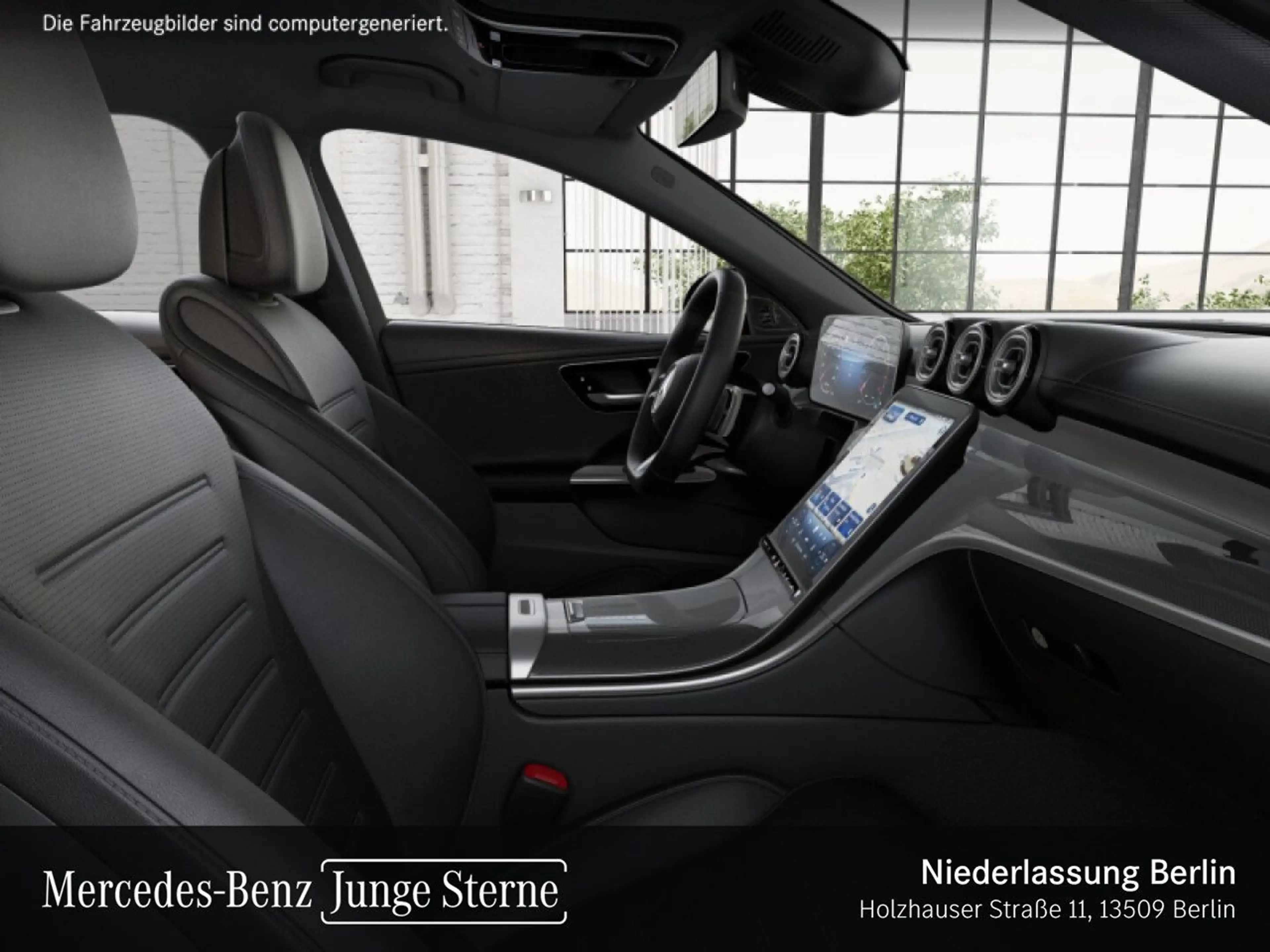 Mercedes-Benz C 180 AMG+NIGHT+360+BURMESTER+19"+TOTW+KEYLESS+9G — photo 11
