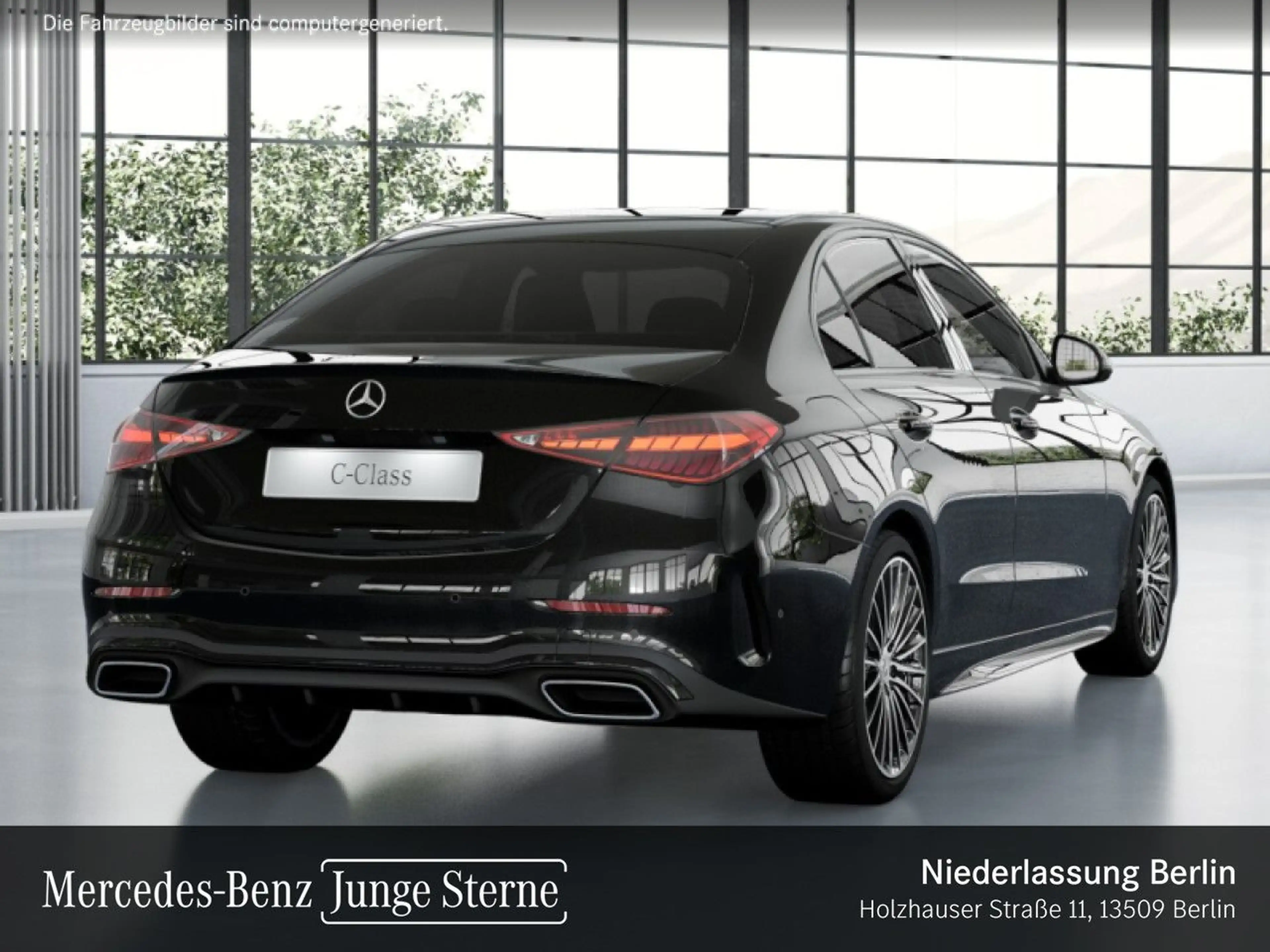 Mercedes-Benz C 180 AMG+NIGHT+360+BURMESTER+19"+TOTW+KEYLESS+9G — photo 4