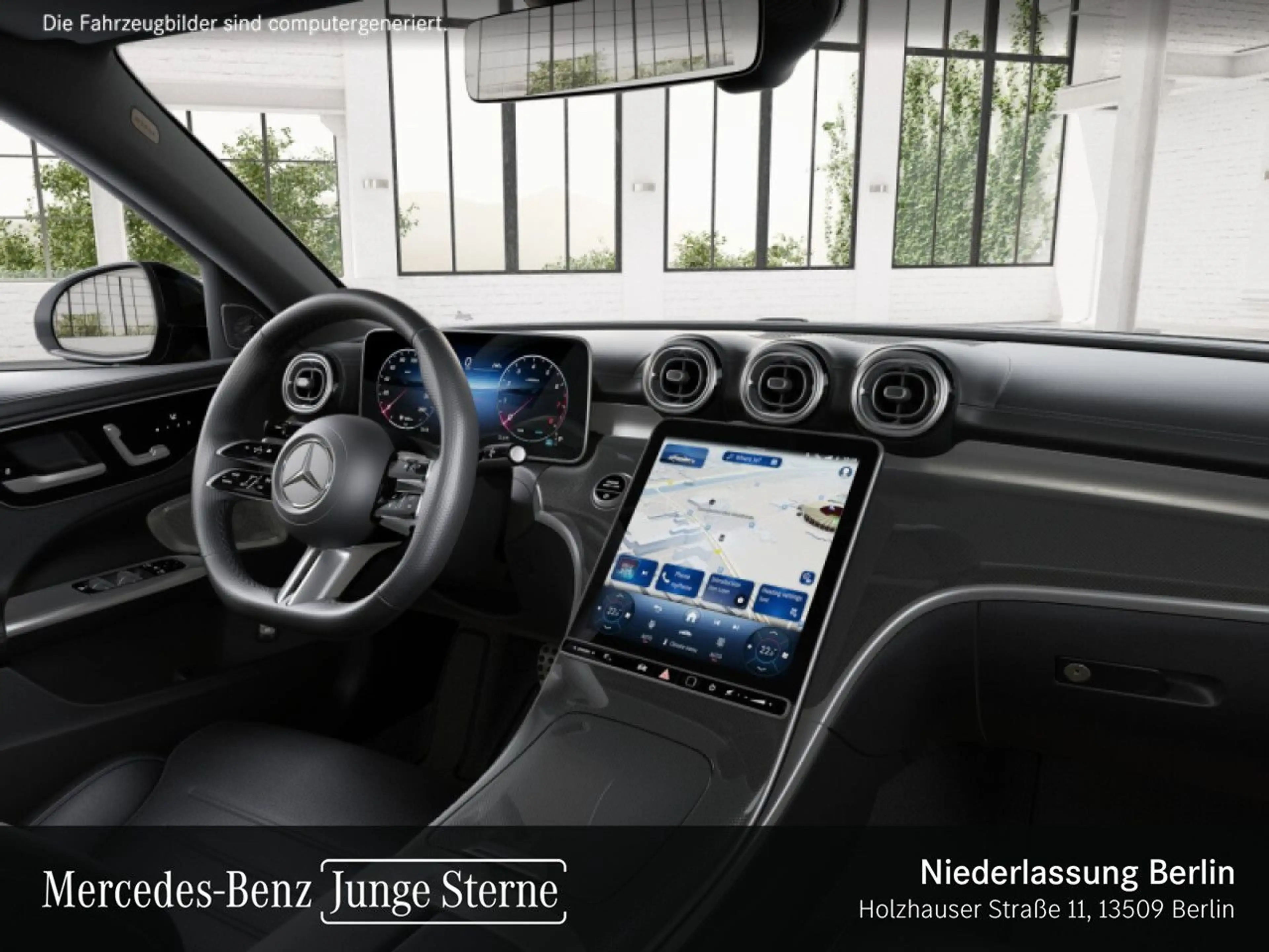 Mercedes-Benz C 180 AMG+NIGHT+360+BURMESTER+19"+TOTW+KEYLESS+9G — photo 10
